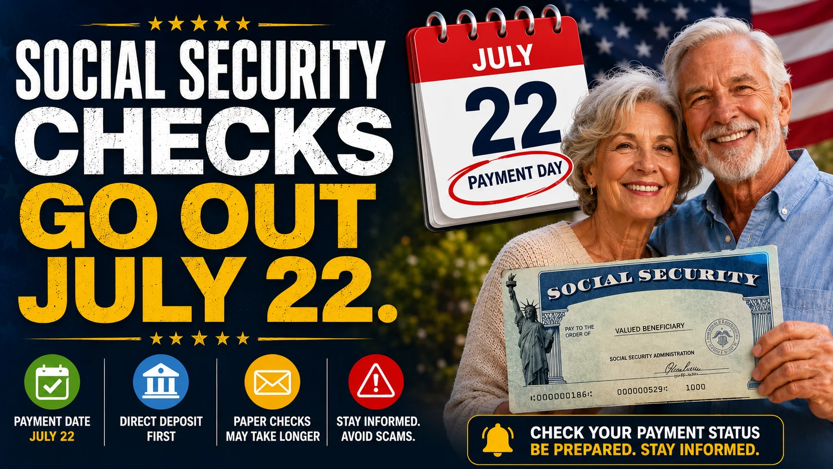 Social Security Checks Go Out July 22 — But Will One Check Be Enough for Retirement?